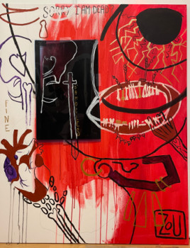 Named contemporary work « Sorry, I am dead? », Made by ZOU