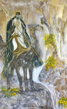 Named contemporary work « N° 369 Le Prince du Hoggar », Made by JADE-B-ROUGERIE