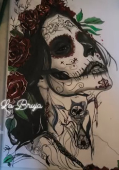Named contemporary work « La Bruja », Made by GIANLUCA OTTAVIANI