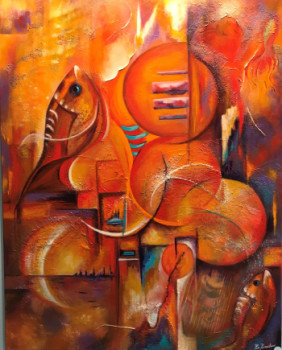 Named contemporary work « Liberté », Made by FLORENCE ROUCHOU