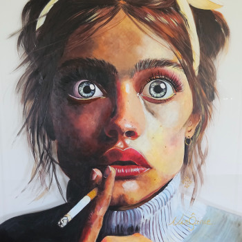 Named contemporary work « ERYN », Made by VIRGINIE