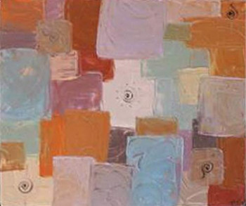 Named contemporary work « Patchwork 2 », Made by TIF-ART