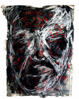 Named contemporary work « portrait 1 », Made by JOUAL