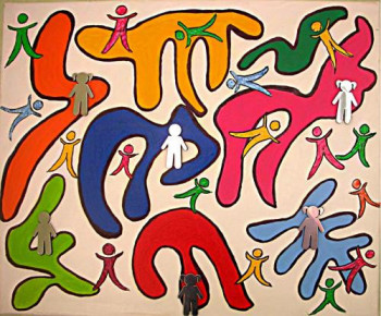 Named contemporary work « MATISSONS », Made by ARIANE J