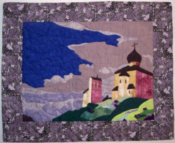 Named contemporary work « D'après Nicolaï Roerich - Le Temple », Made by LYPDART