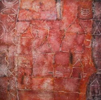 Named contemporary work « Dogon Royal », Made by JO LINDOR