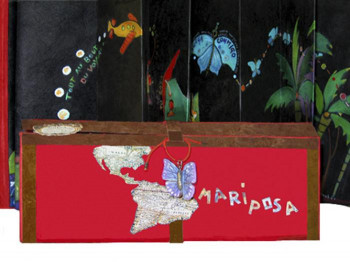 Named contemporary work « Mariposa 2 », Made by LéA TIRMANT