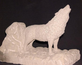 Named contemporary work « canis lupus », Made by LORUS