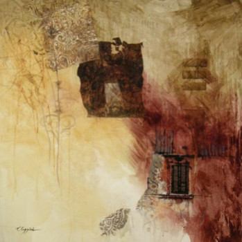 Named contemporary work « Trastevere VI », Made by TANIA CAGGINI