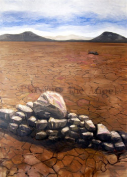 Named contemporary work « paysage bucolique 10 », Made by CARLOS DIT CARLANGA ARAYA VARGAS