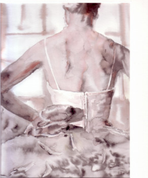 Named contemporary work « LA DANSEUSE », Made by OLGA SAMOILENKO