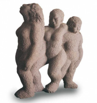 Named contemporary work « Les Trois Soeurs », Made by SYLVIE KOECHLIN
