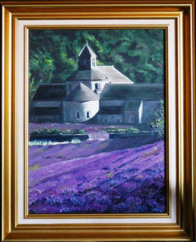 Named contemporary work « Abbaye de Sénanque », Made by AMARENTHINE