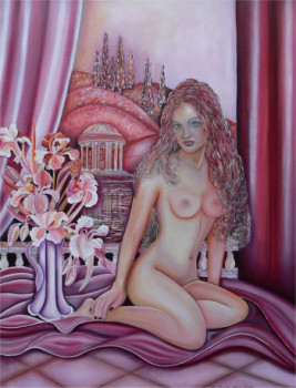 Named contemporary work « La venus rose en Toscane », Made by ABERNARDO