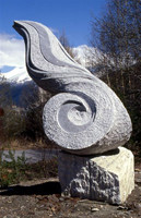 Named contemporary work « La Pierre à Bec », Made by SYLVIE KOECHLIN