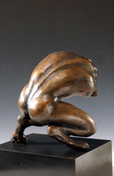 Named contemporary work « homme-lion », Made by FLORENCE SAGITTARIO