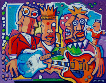 Named contemporary work « Vincent Vincent est le Roi du rock », Made by VINCENT ARCACHE