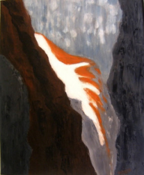 Named contemporary work « déesse du feu », Made by MARIE-ROSE ATCHAMA