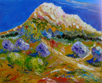 Named contemporary work « Sainte Victoire », Made by RAOUL RIBOT