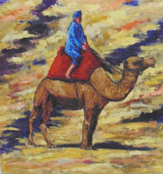 Named contemporary work « Sahara  », Made by ABDALLAH EL ALAOUI