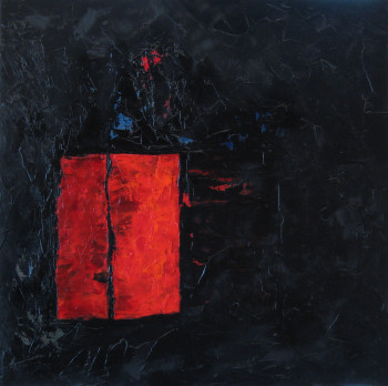 Named contemporary work « Rouges, Bleus, Ombres I », Made by MARCO