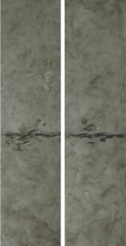 Named contemporary work « Gris VII Dyptique », Made by MARCO