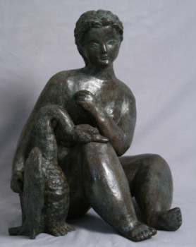 Named contemporary work « Leda », Made by CéCILE TAREL
