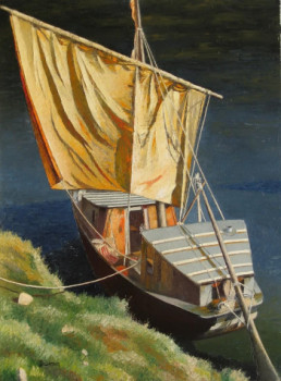 Named contemporary work « Marine de Loire », Made by MARCEL DUMAS