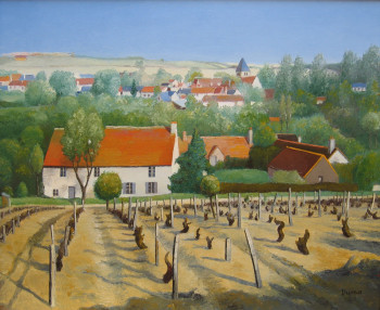 Named contemporary work « Sancerrois », Made by MARCEL DUMAS