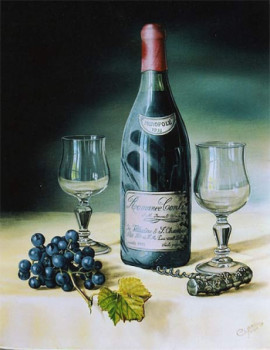 Named contemporary work « Romanée Conti 1933 », Made by CHRISTIAN LABELLE