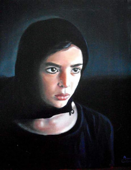 Named contemporary work « L'Afghane », Made by ANNE CABROL
