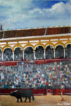 Named contemporary work « Seville », Made by ANNE CABROL