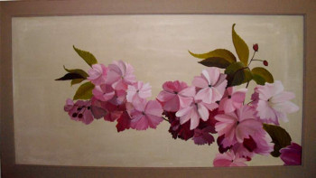 Named contemporary work « Une Branche en Fleurs », Made by ANNE CABROL