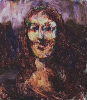 Named contemporary work « "Portrait de Mademoiselle" », Made by JEAN PIERRE HARIXCALDE