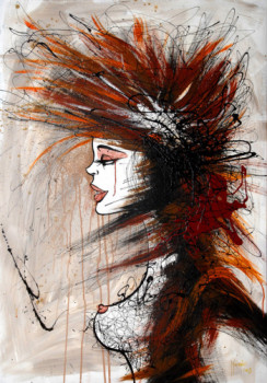 Named contemporary work « Mylene Farmer Sextonik », Made by PATRICE MURCIANO