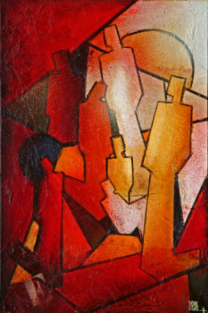 Named contemporary work « Palabres », Made by EVELYNE HAUS-HAFFNER