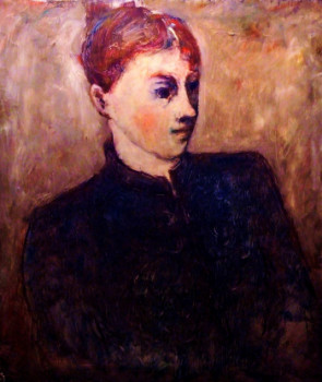 Named contemporary work « "La femme au chignon" », Made by JEAN PIERRE HARIXCALDE