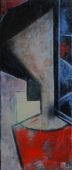 Named contemporary work « La robe rouge », Made by EVELYNE HAUS-HAFFNER