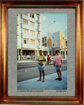 Named contemporary work « Cuba, le Malecon de la Havane 1998 », Made by EMILE RAMIS