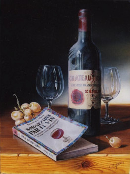 Named contemporary work « Soignez-vous par le vin "vendue" », Made by CHRISTIAN LABELLE