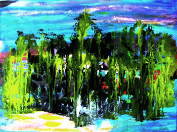 Named contemporary work « L'OREE », Made by BAEL DAINA