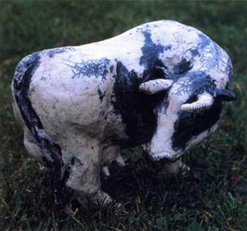 Named contemporary work « Vache », Made by JOANNA HAIR
