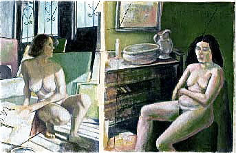Named contemporary work « Les Bains de Diane 3 », Made by LUIS PANNIER