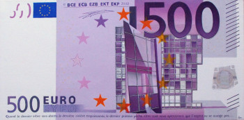 Named contemporary work « Money », Made by FRéDéRIC ANDRES