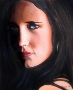 Named contemporary work « PORTRAIT - Eva Green », Made by AGRISELIN