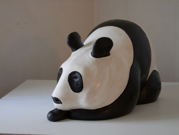 Named contemporary work « Panda », Made by XAVIER JARRY-LACOMBE