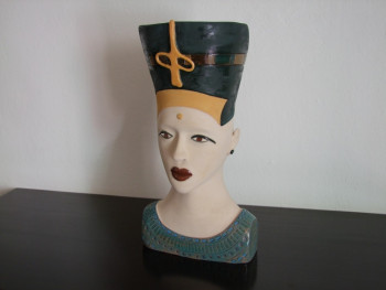 Named contemporary work « Néfertiti », Made by XAVIER JARRY-LACOMBE