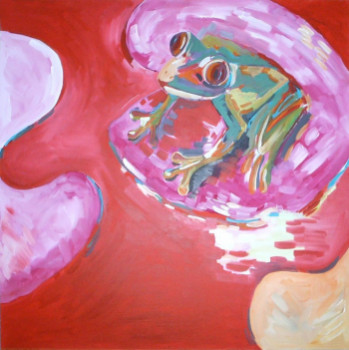 Named contemporary work « grenouille », Made by THEIL