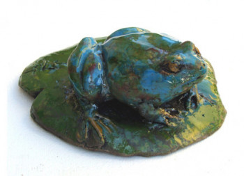 Named contemporary work « Grenouille verte », Made by JOANNA HAIR
