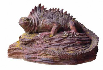 Named contemporary work « Iguane Galapagos », Made by JOANNA HAIR